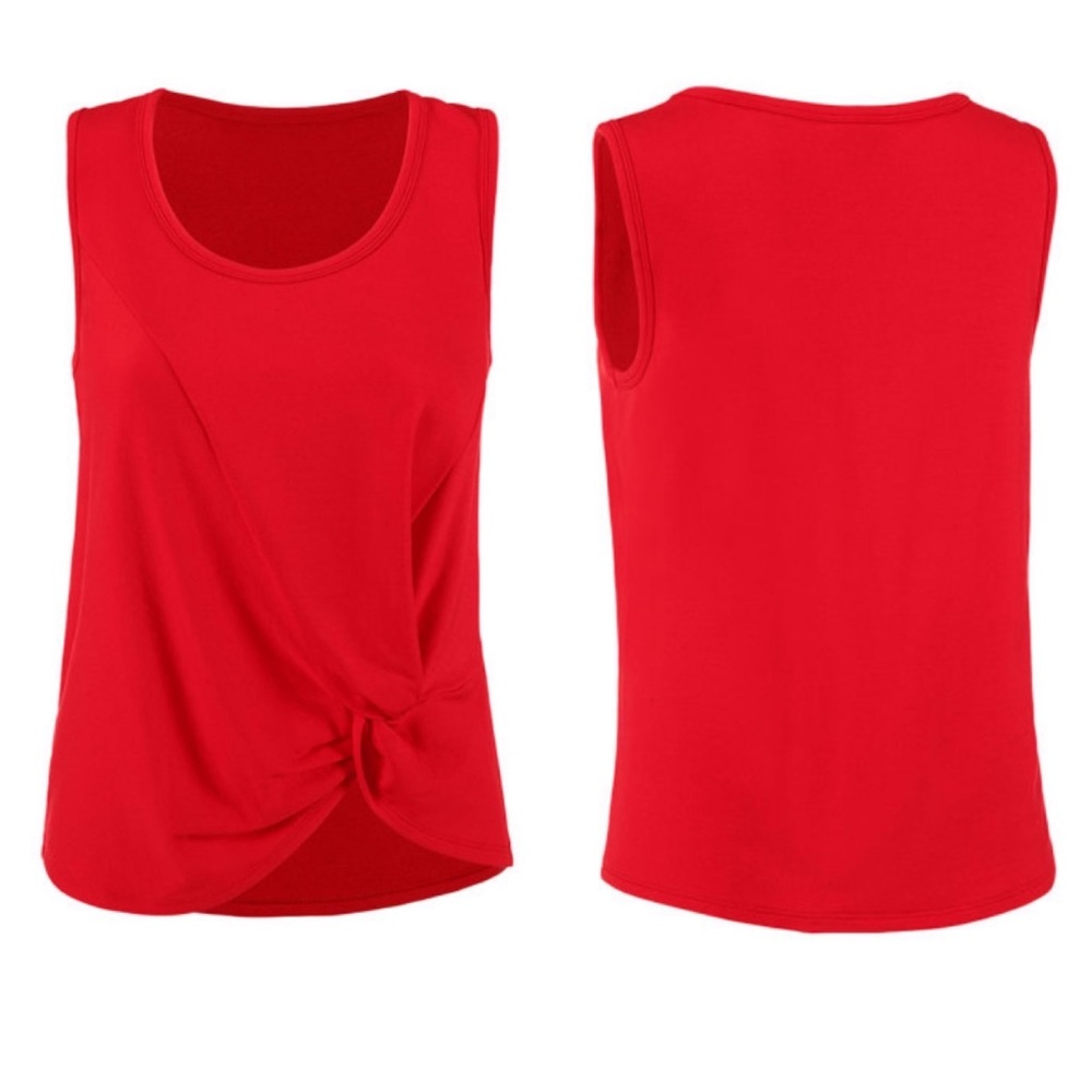 Cabi Knotty Tank Vermillion
